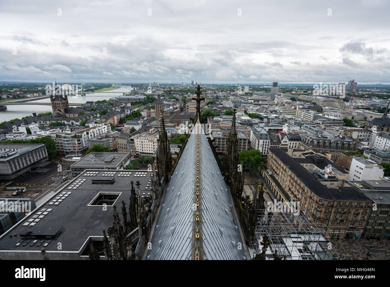 La cattedrale di Colonia - Colonia. Kölner Dom - Köln. Foto Stock