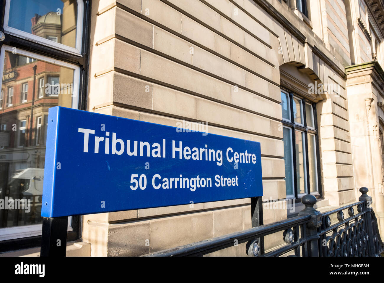 Employment Tribunal centro acustico (East Midlands office), Nottingham, Inghilterra, Regno Unito Foto Stock