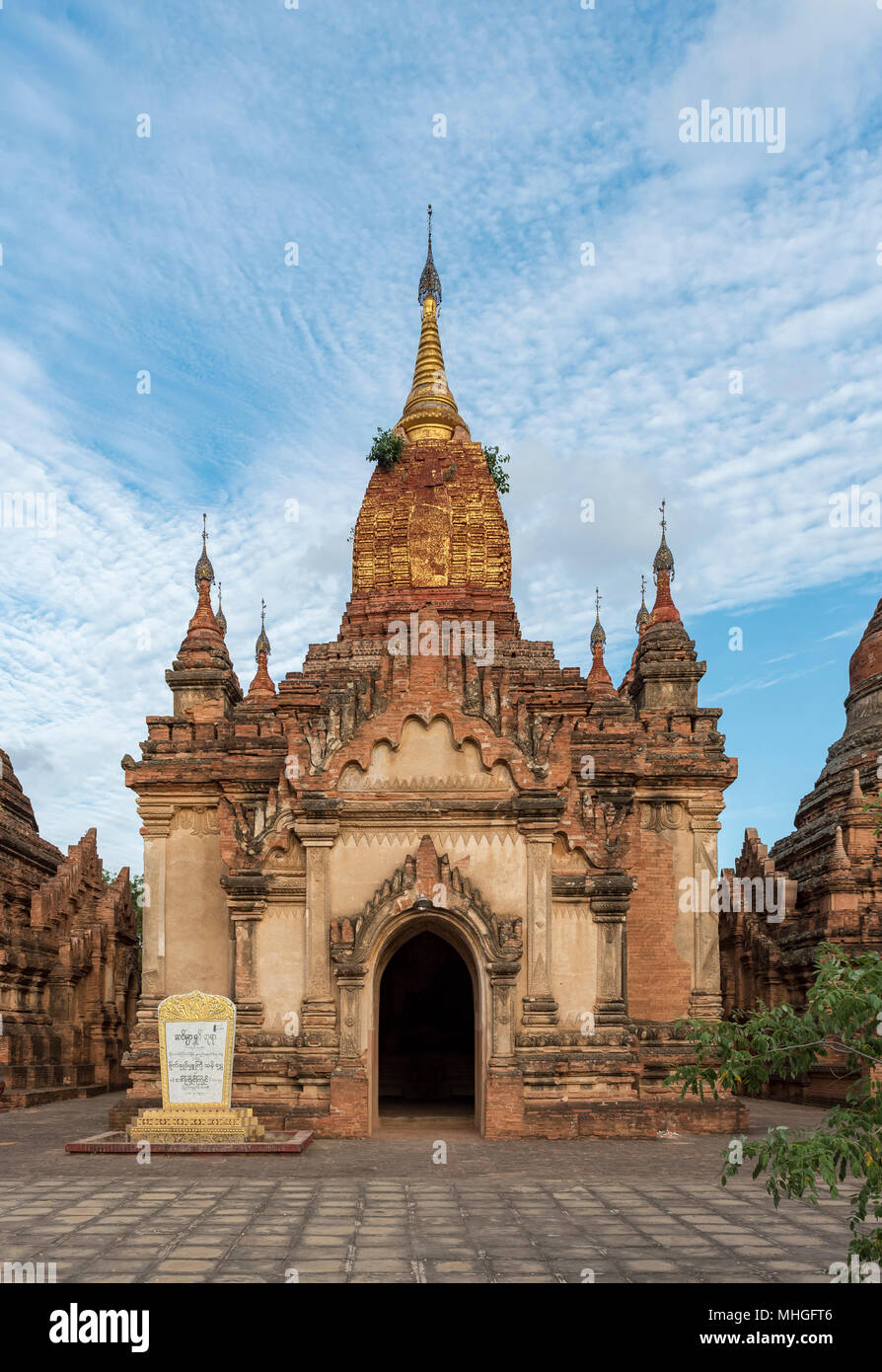 Peccato Myar Shin (Sinmyarshin) Tempio, Bagan, Myanmar (Birmania) Foto Stock