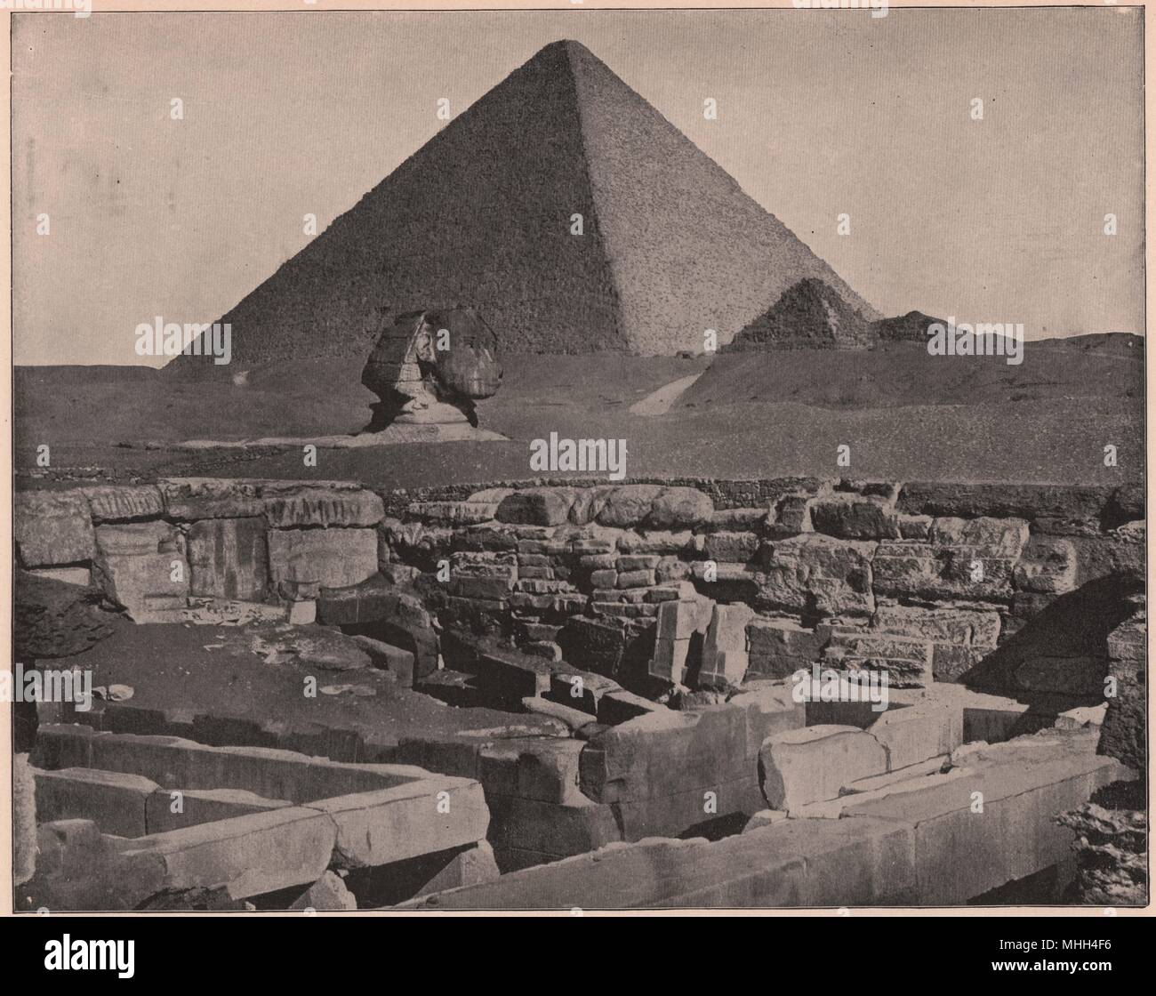 Le Piramidi e la Sfinge, Egitto Foto Stock