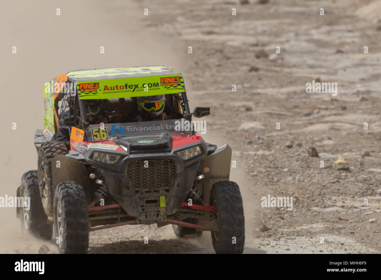 4x4 fuoristrada Rally Campionato Spagnolo, la Coppa Spagnola del Rally All Terrain 2018, Valle Almanzora, Provincia di Almeria, Andalusia, Spagna Foto Stock