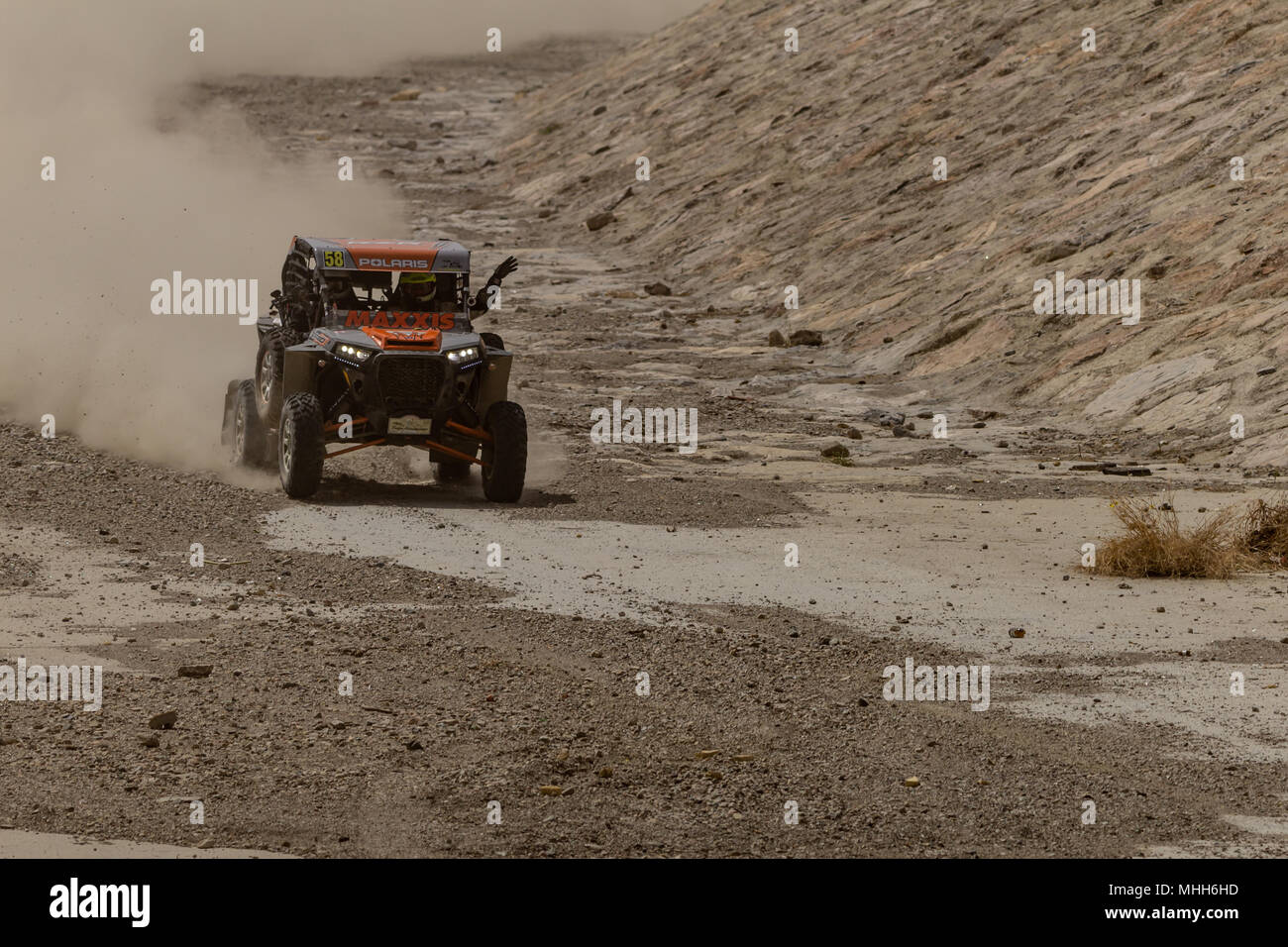 4x4 fuoristrada Rally Campionato Spagnolo, la Coppa Spagnola del Rally All Terrain 2018, Valle Almanzora, Provincia di Almeria, Andalusia, Spagna Foto Stock