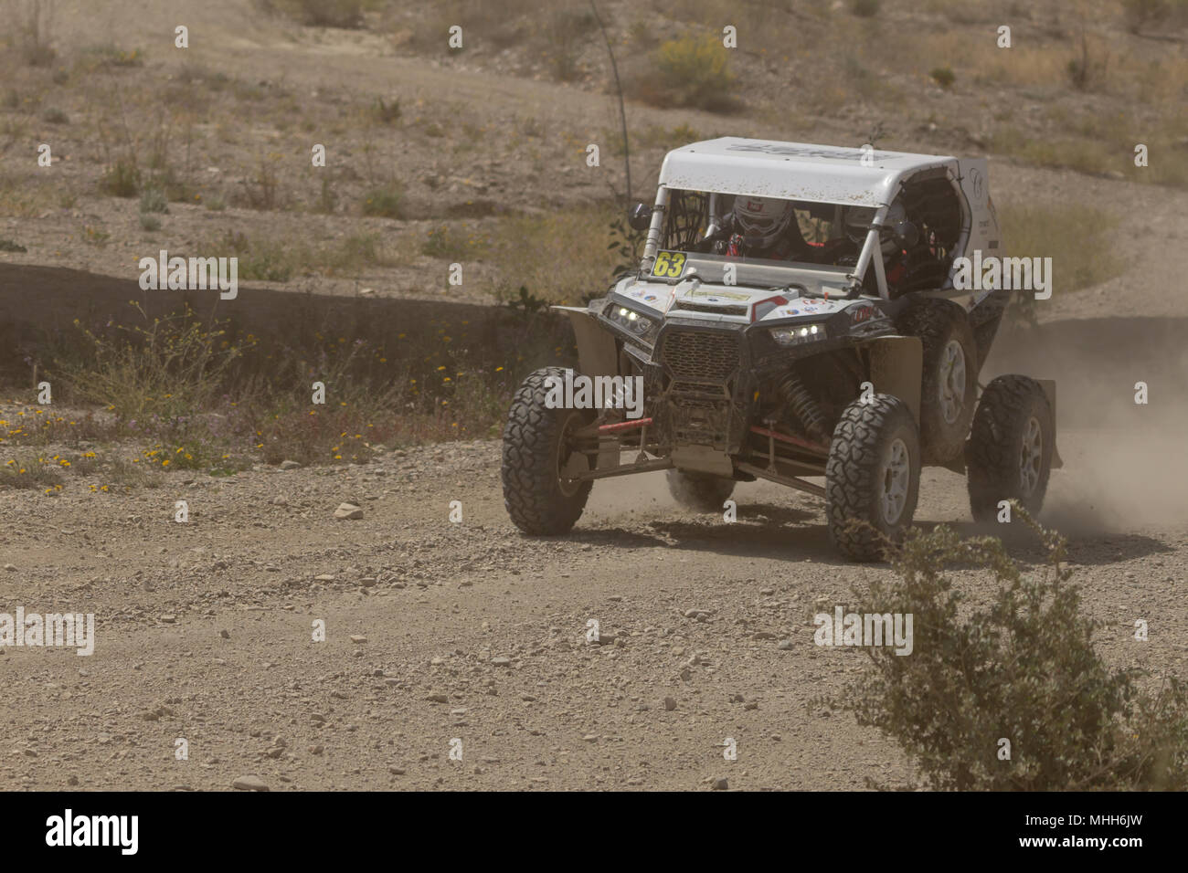 4x4 fuoristrada Rally Campionato Spagnolo, la Coppa Spagnola del Rally All Terrain 2018, Valle Almanzora, Provincia di Almeria, Andalusia, Spagna Foto Stock