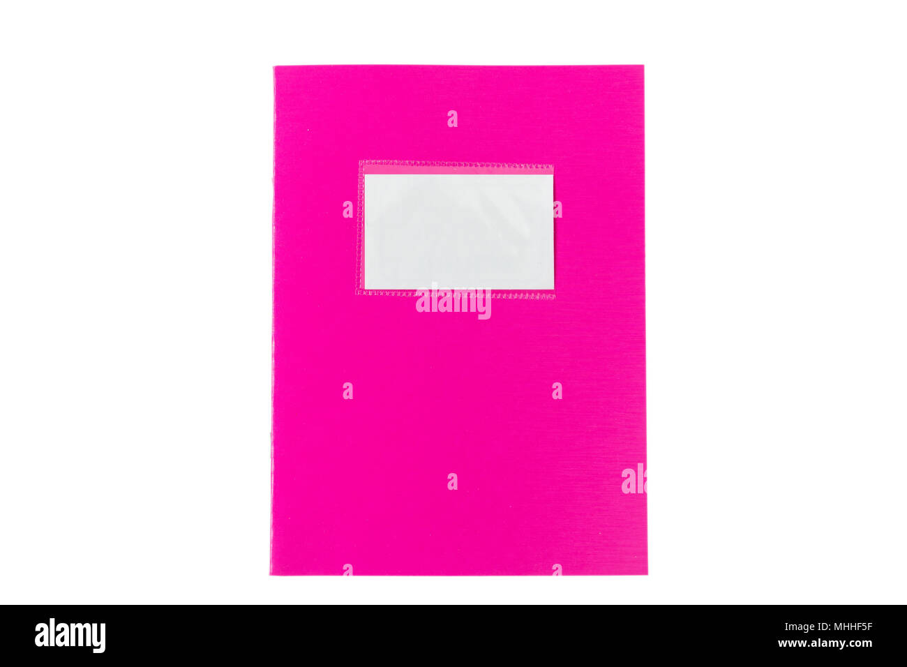 Luce viola scuola notebook o di agenda, vecchio stile, isolati su sfondo bianco, etichetta vuota, lo spazio per il testo, la vista superiore Foto Stock Luce viola scuola notebook o di agenda, vecchio stile, isolati su sfondo bianco, etichetta vuota, lo spazio per il testo, la vista superiore Foto Stock