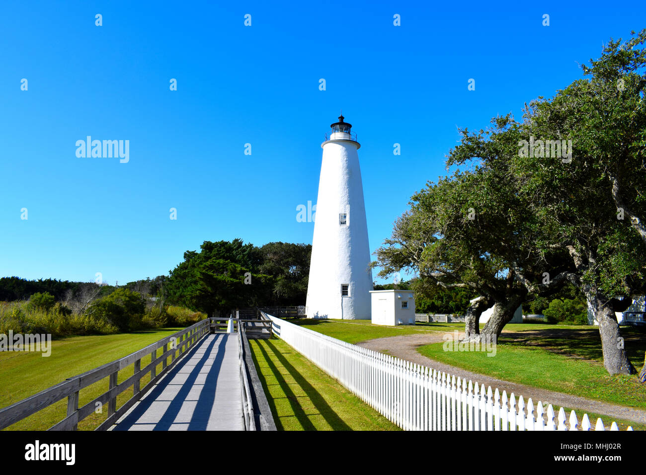 Ocracoke island Light house Foto Stock