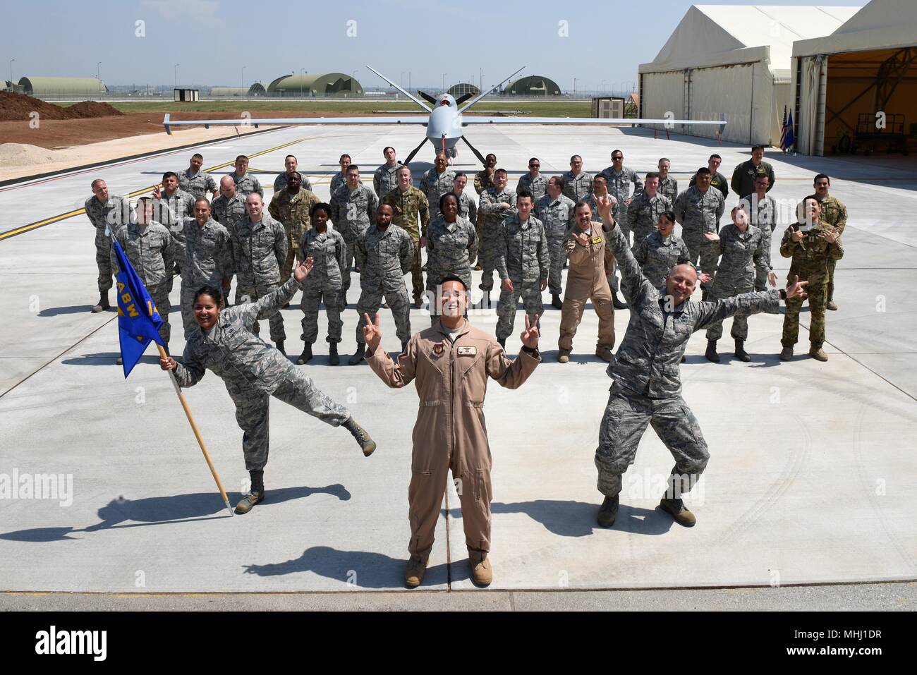 414Th ERS Squadron photo 2018, 30 aprile 2018. () Foto Stock