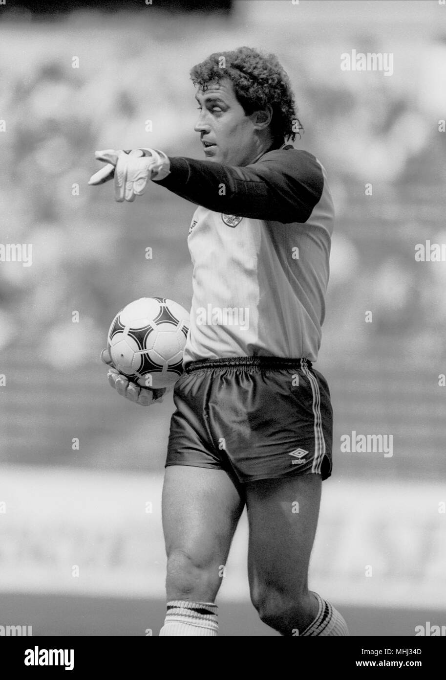 PETER SHILTON INGHILTERRA & Southampton FC 16 Giugno 1985 Foto Stock