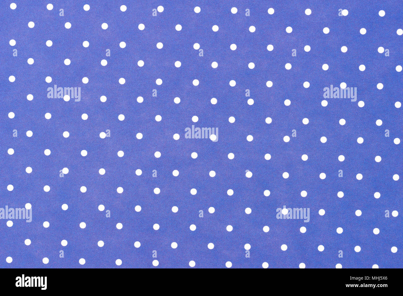 Carta blu seamless pattern a punti Foto Stock