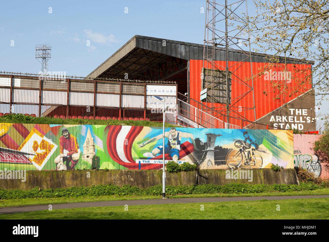 County Ground home di Swindon Town football club, Swindon, Wiltshire, Inghilterra, Regno Unito Foto Stock