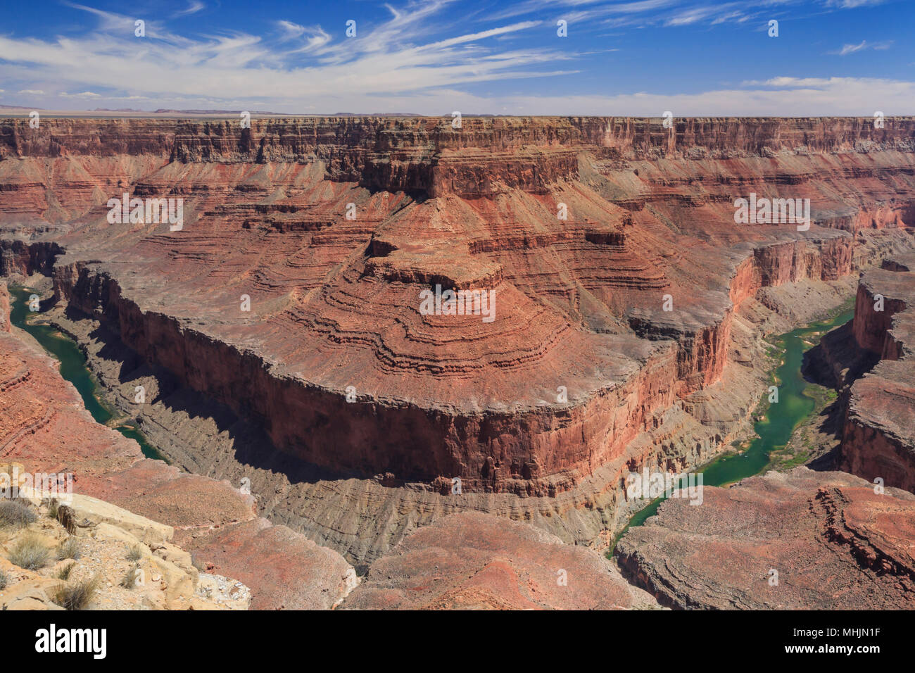 Marble Canyon del Fiume Colorado nel triplo alcove area del parco nazionale del Grand Canyon, Arizona Foto Stock