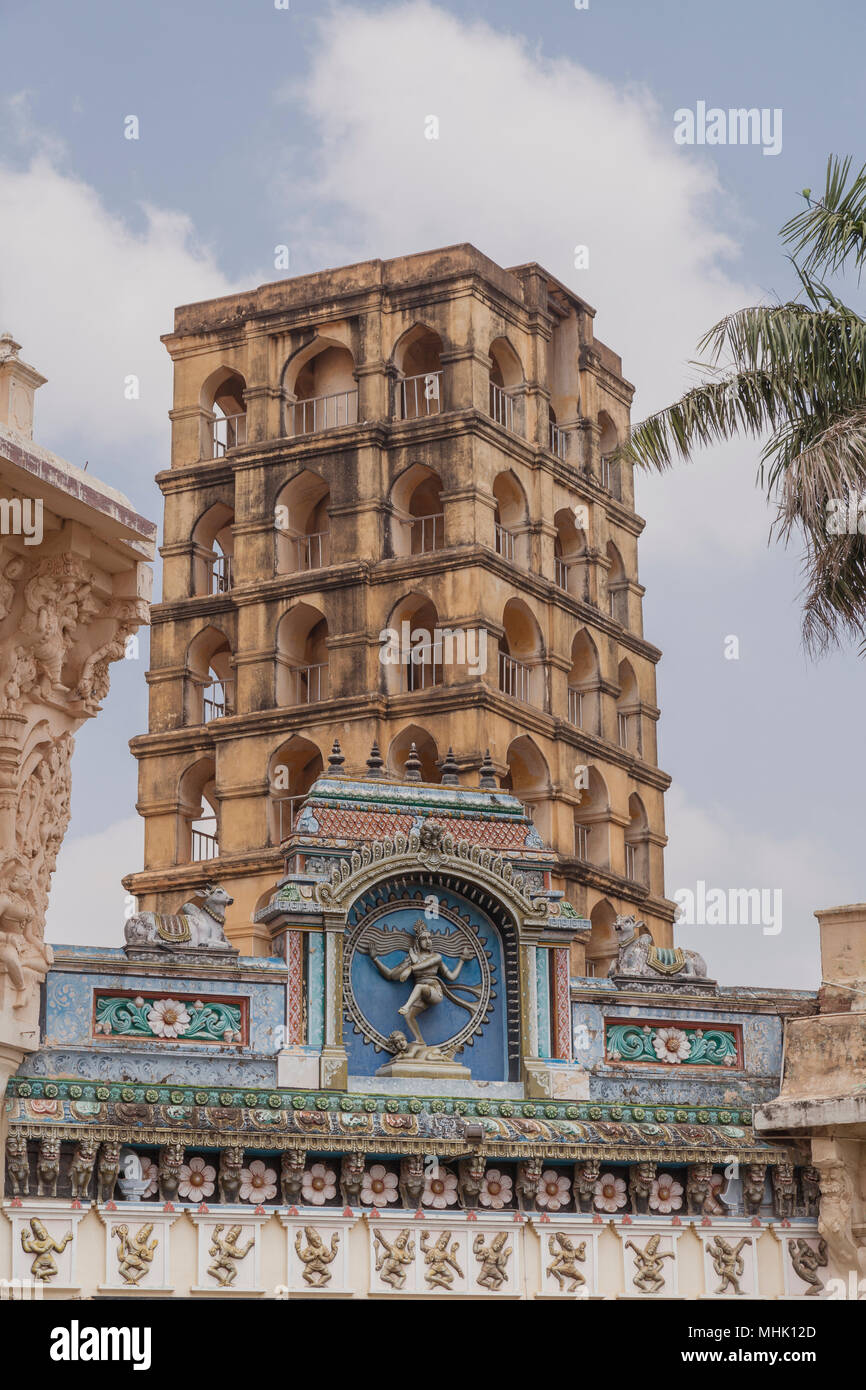 Asia, India, nello Stato del Tamil Nadu, Thanjavur, Thanjavur Maratti Palace Foto Stock