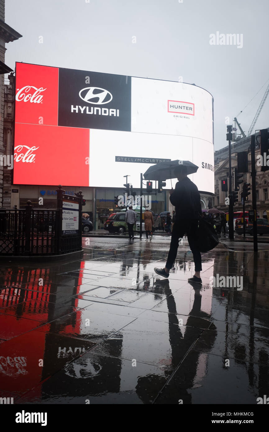 Piccadilly Circus luci Foto Stock