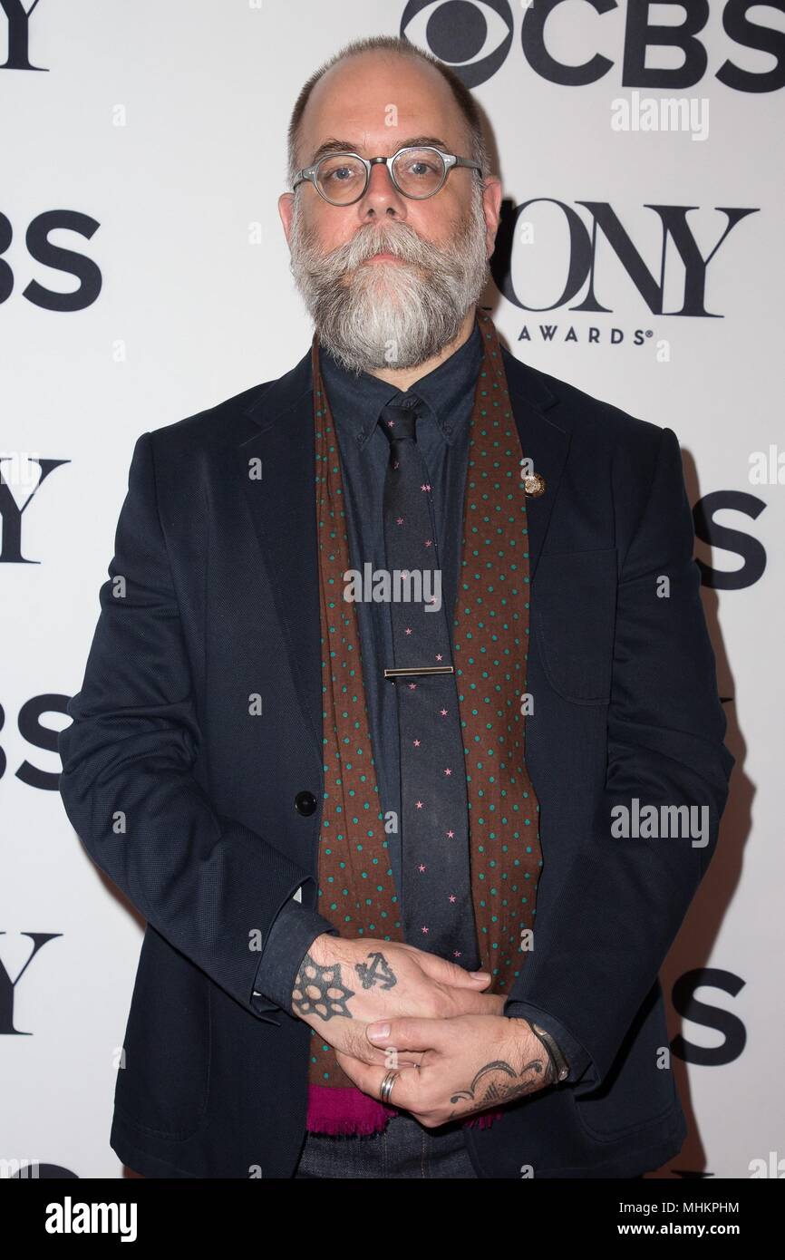 David Zinn di presenze per 2018 Tony Awards incontrare i candidati premere cagliato, InterContinental New York Times Square Hotel, New York, NY Maggio 2, 2018. Foto di: Jason Smith/Everett Collection Foto Stock