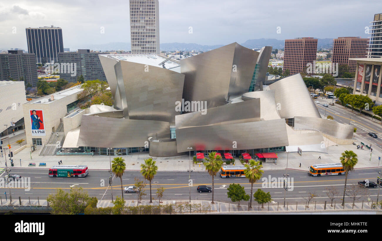 Walt Disney Concert Hall di Los Angeles, California Foto Stock