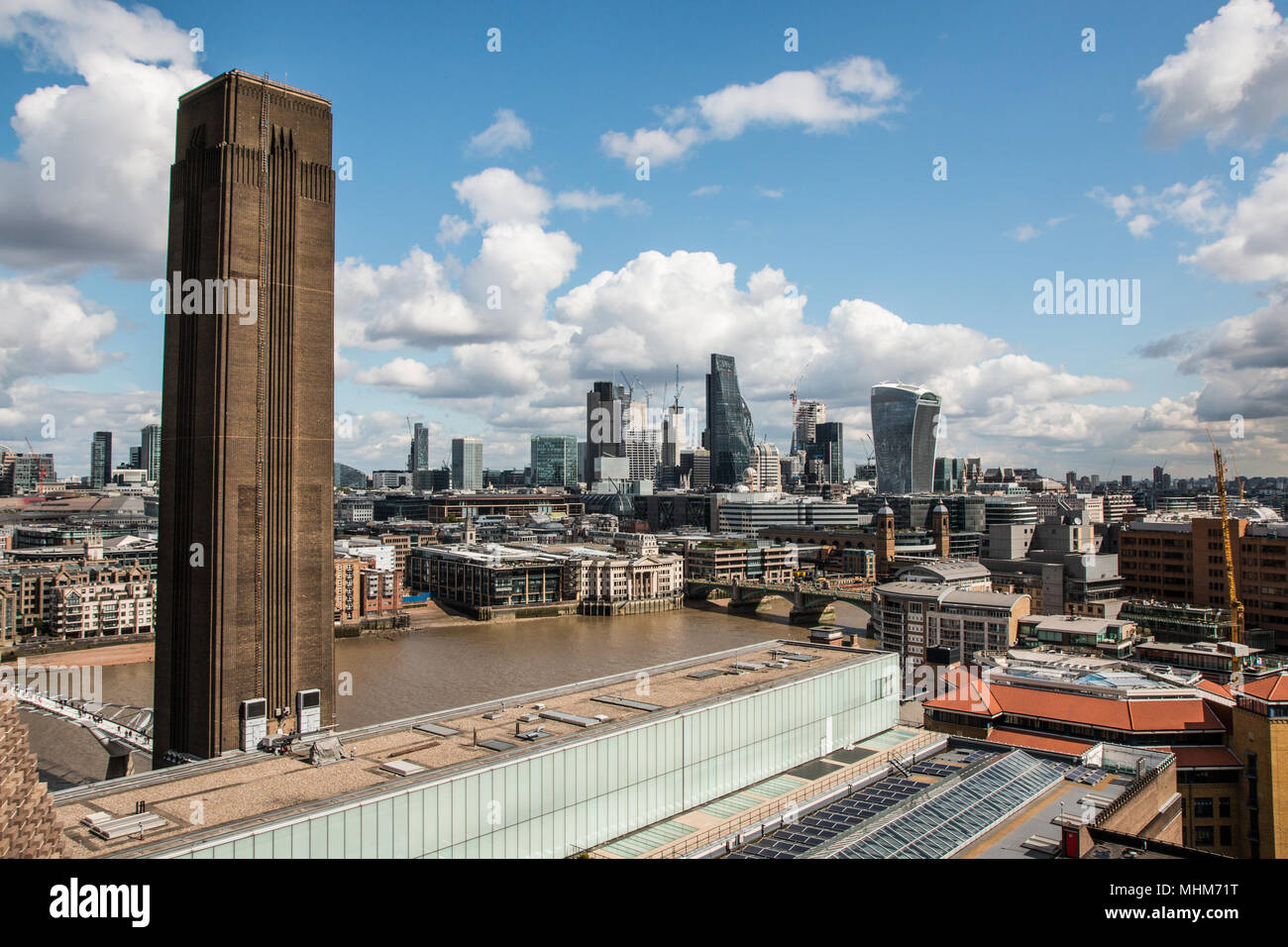 Vista dalla Tate Modern - London Regno Unito Foto Stock