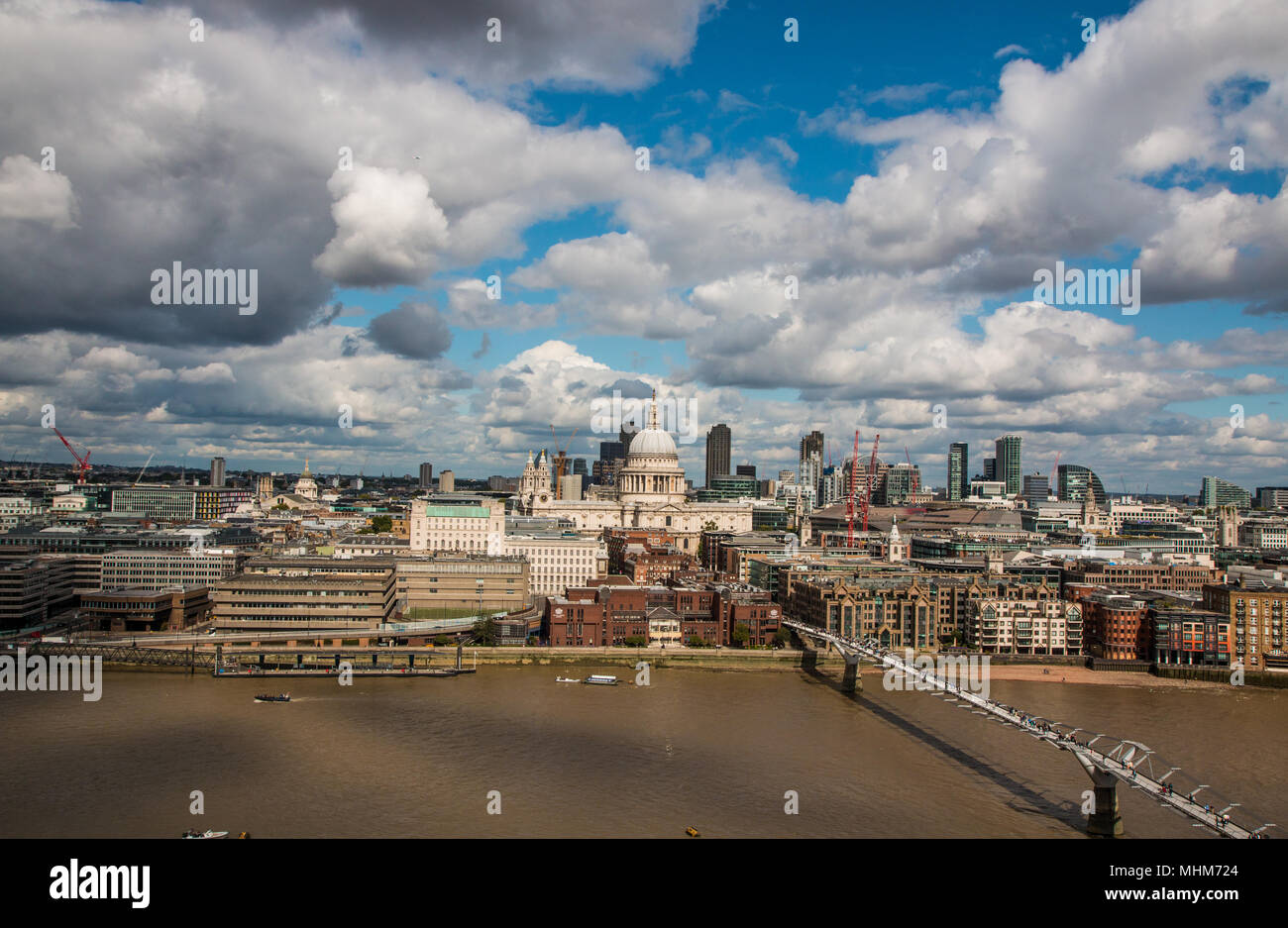 Vista dalla Tate Modern - London Regno Unito Foto Stock