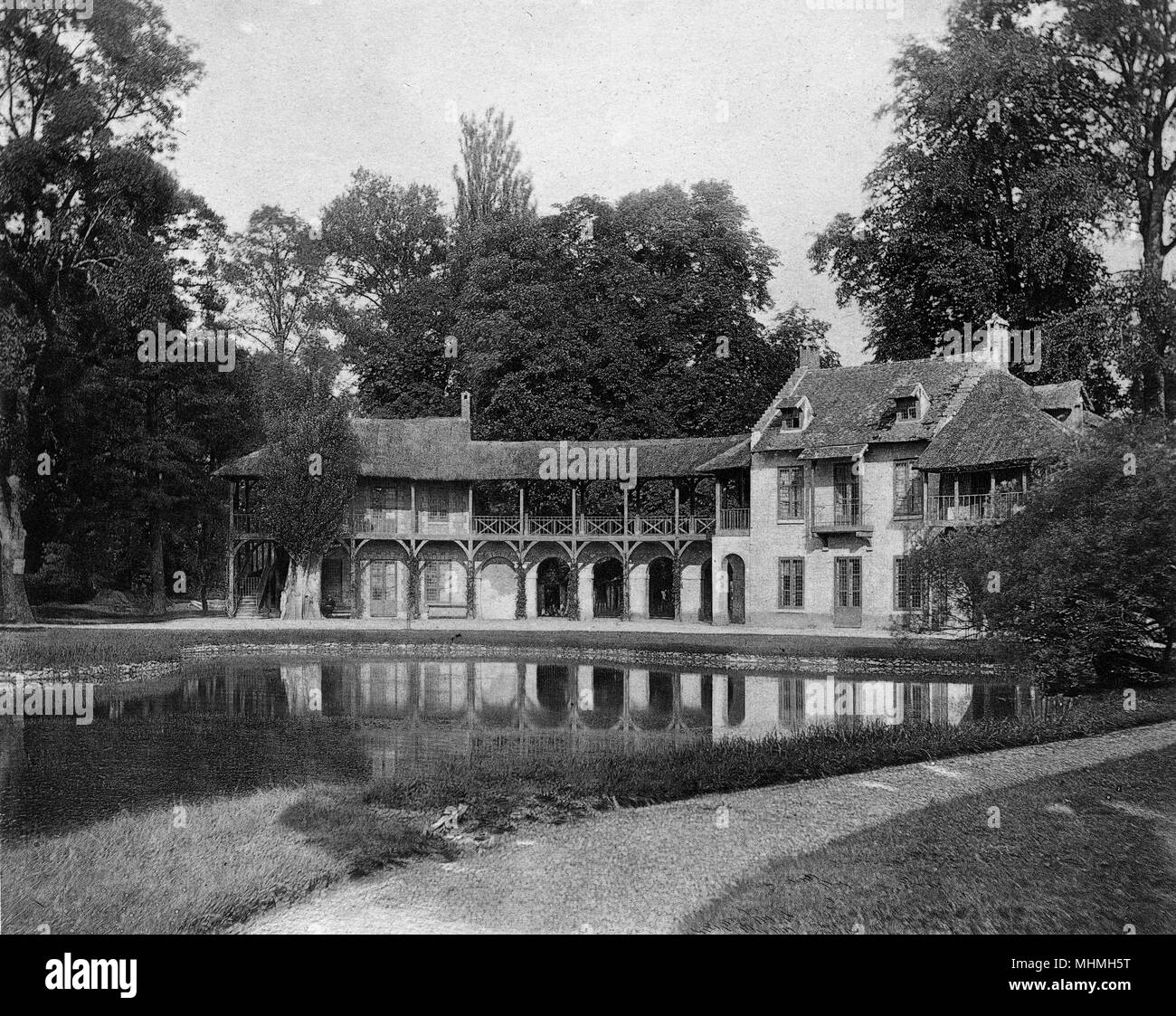 Le Hameau. Data: 1900 Foto Stock