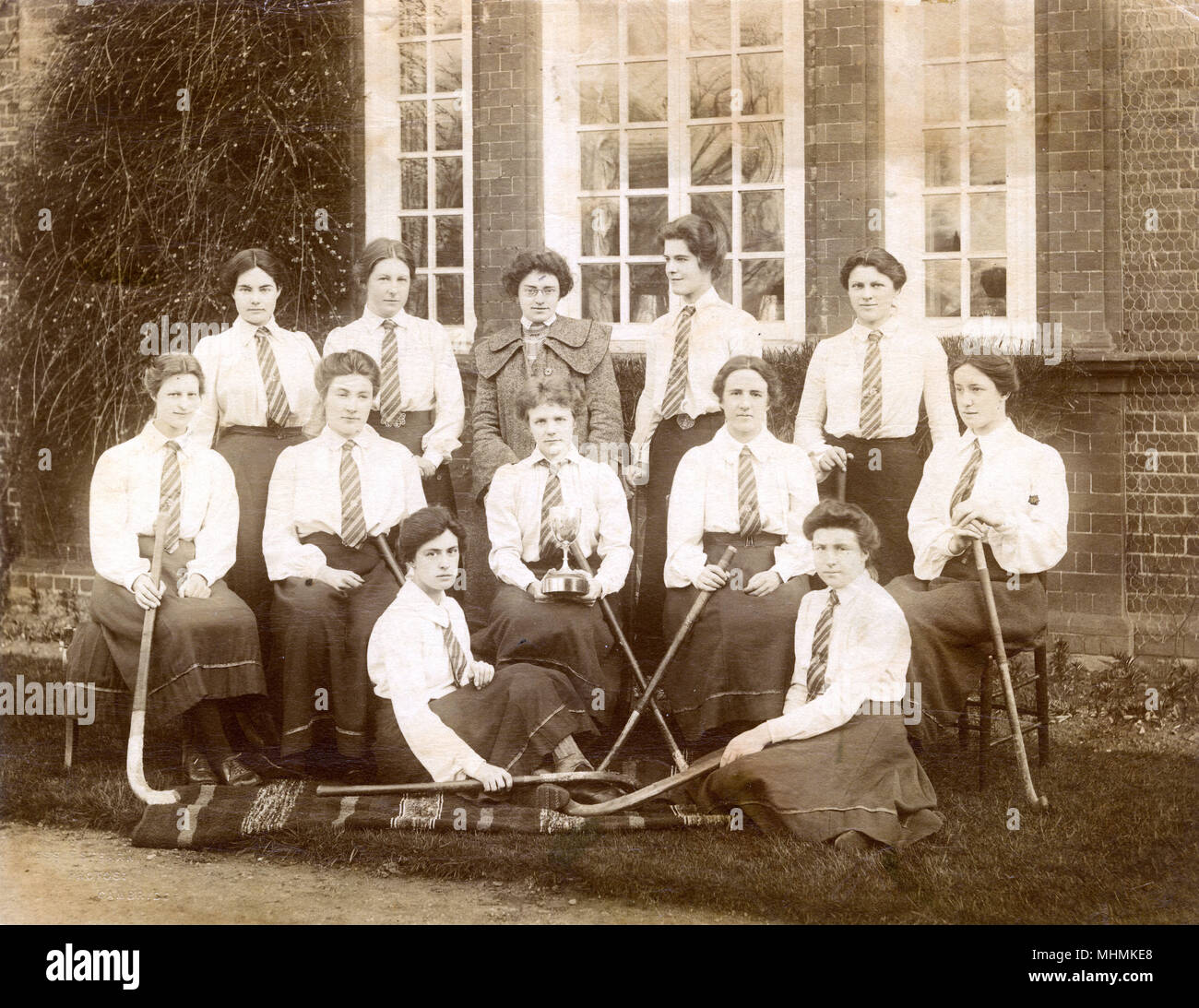 SQUADRA DI HOCKEY DI NEWNHAM Foto Stock