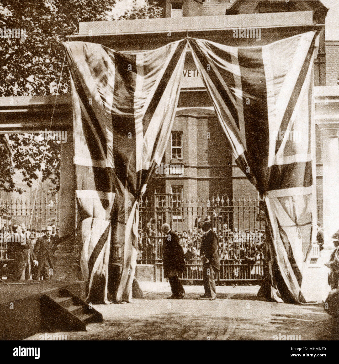 Albert, Duca di York - Guy's Hospital - War Memorial Arch Foto Stock