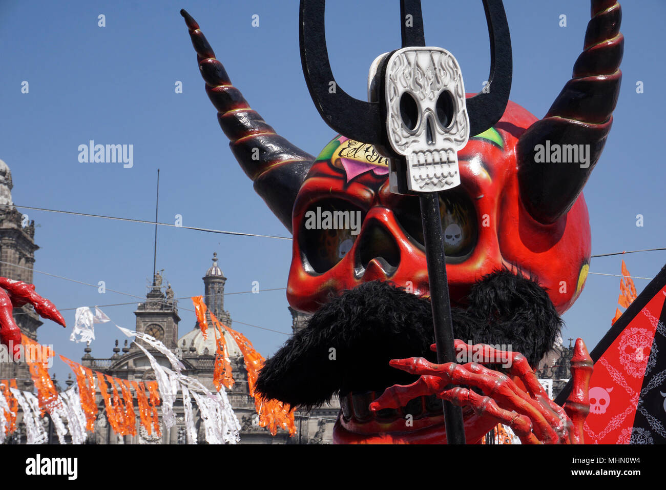 Città del Messico, Messico - 5 novembre 2017 - Il Giorno dei Morti spagnolo Dia de Muertos è un multy Day holiday celebrata in tutto in Messico e Regno St Foto Stock