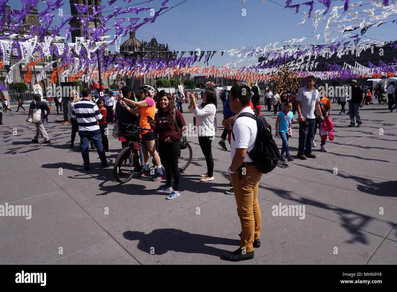 Città del Messico, Messico - 5 novembre 2017 - Il Giorno dei Morti spagnolo Dia de Muertos è un multy Day holiday celebrata in tutto in Messico e Regno St Foto Stock