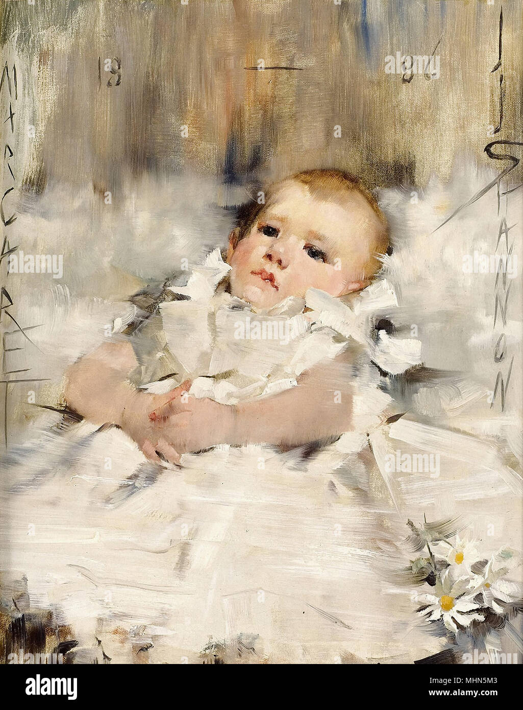 Shannon Sir James Jebusa - Baby in un abito increspato Foto Stock