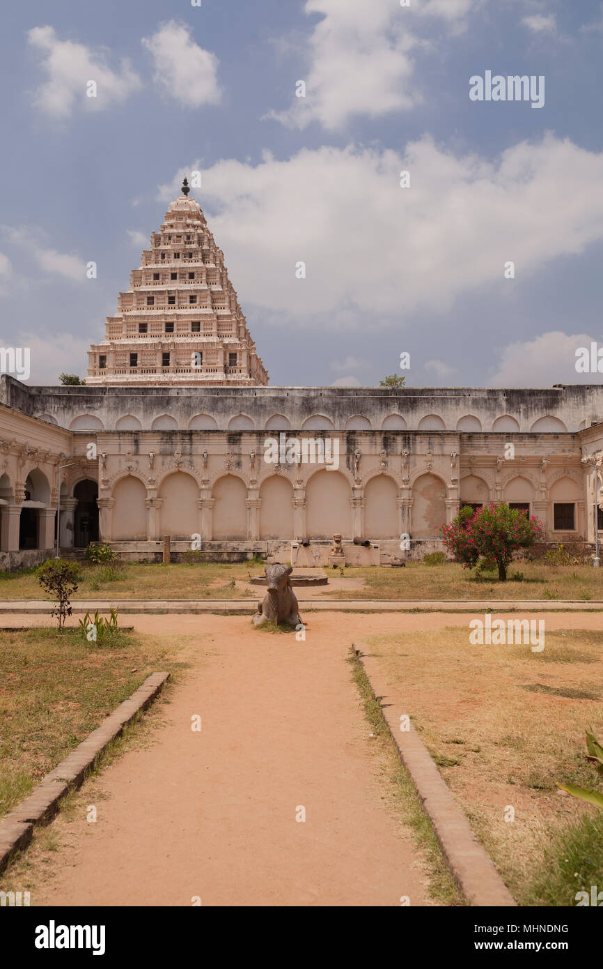 Asia, India, nello Stato del Tamil Nadu, Thanjavur, Thanjavur Maratti Palace Foto Stock