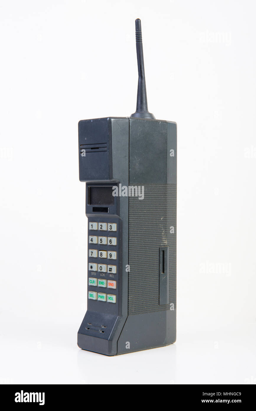 Vecchio telefono cellulare Foto Stock