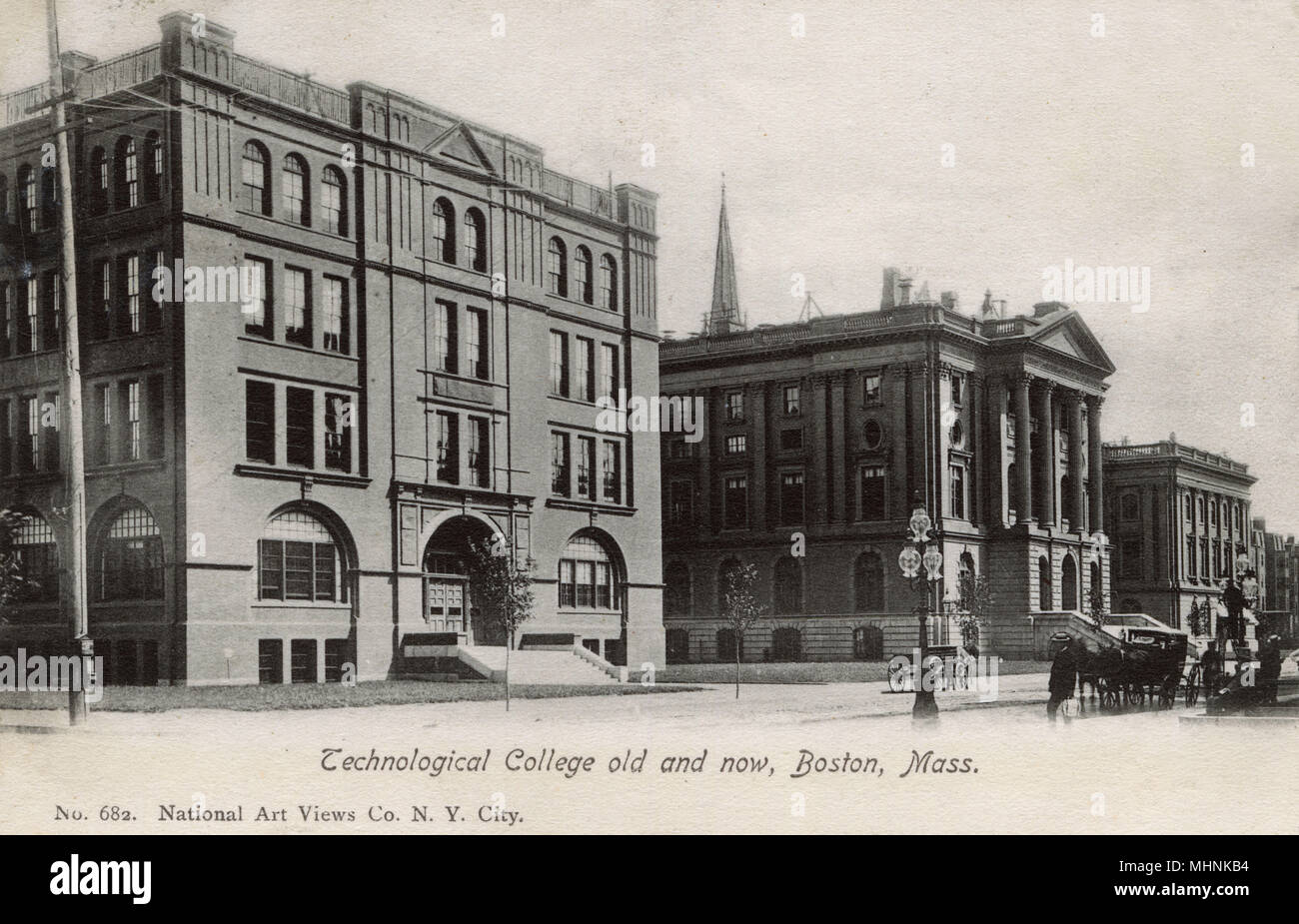 Istituto tecnologico - Vecchio e nuovo - Boston, Massachusetts Foto Stock