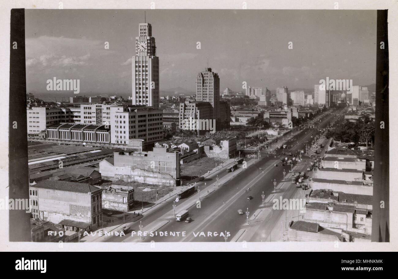 Rio de Janeiro, Brasile - Avenida Presidente Vargas Foto Stock