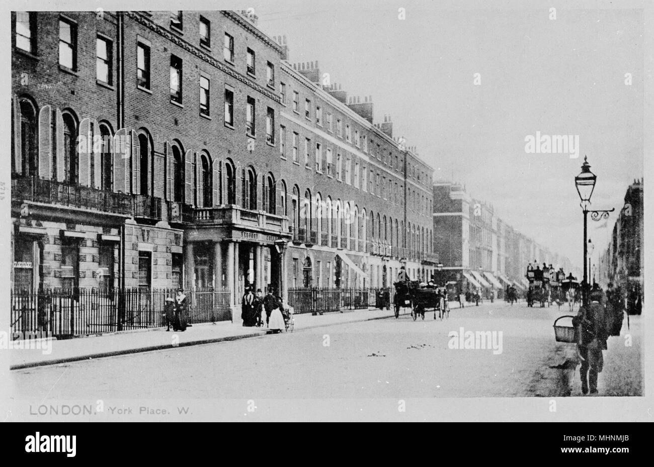 York Place (Baker Street), Marylebone, Londra Foto Stock