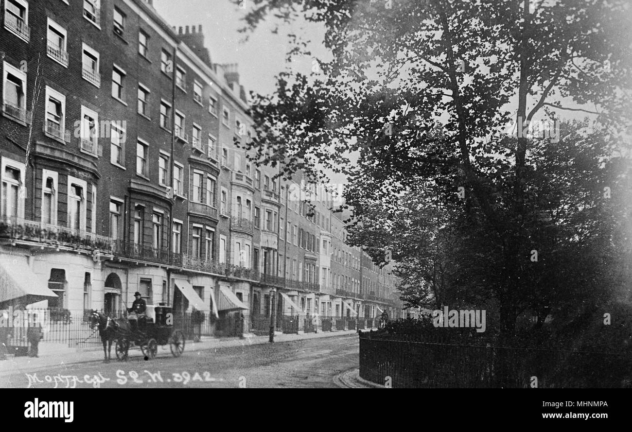 Montagu Square, Marylebone, Londra W1 Foto Stock