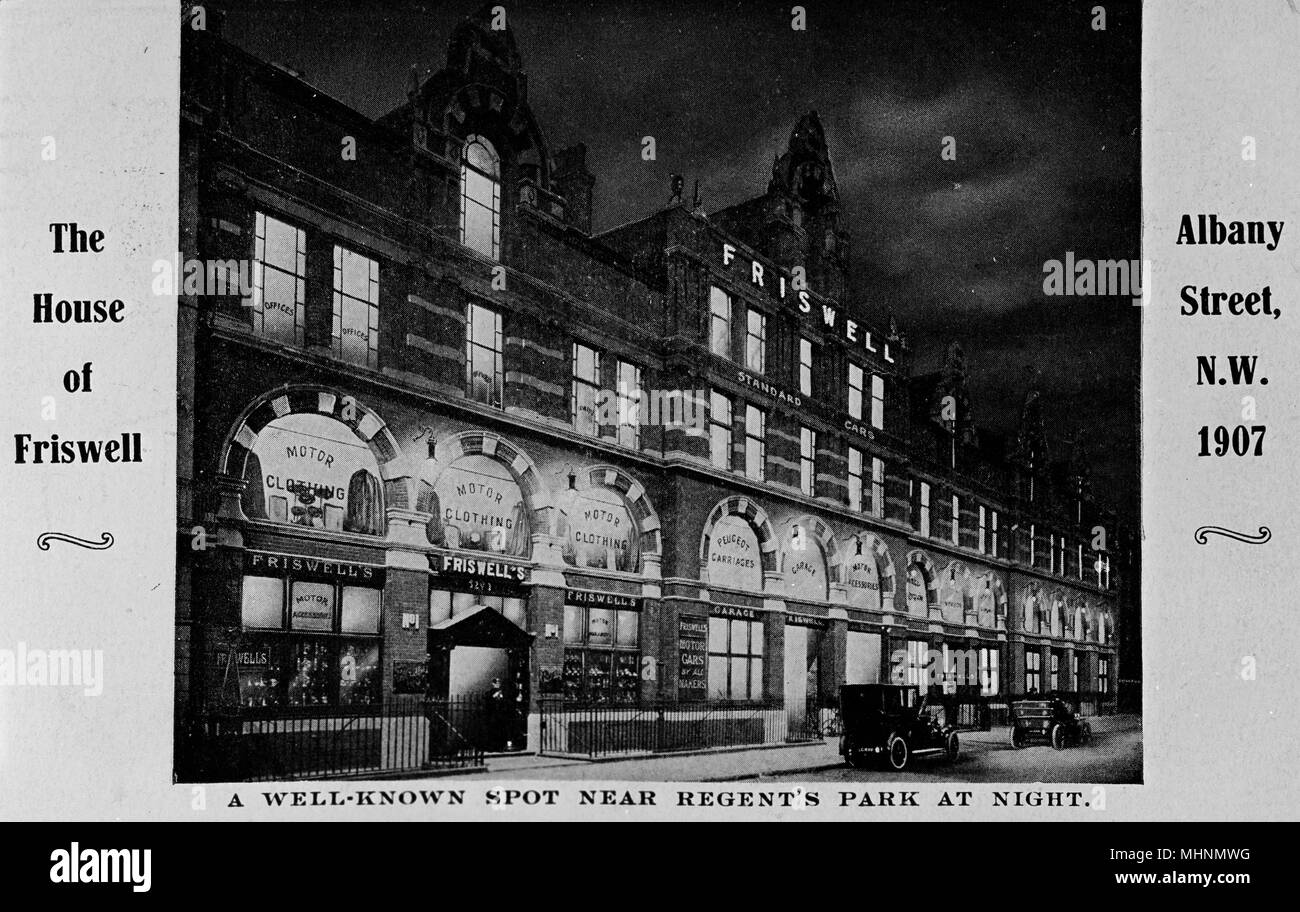 House of Friswell, 1 Albany Street, NW London Foto Stock