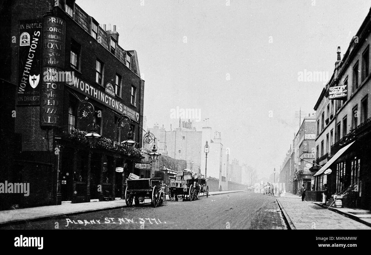 Albany Street, NW Londra Foto Stock