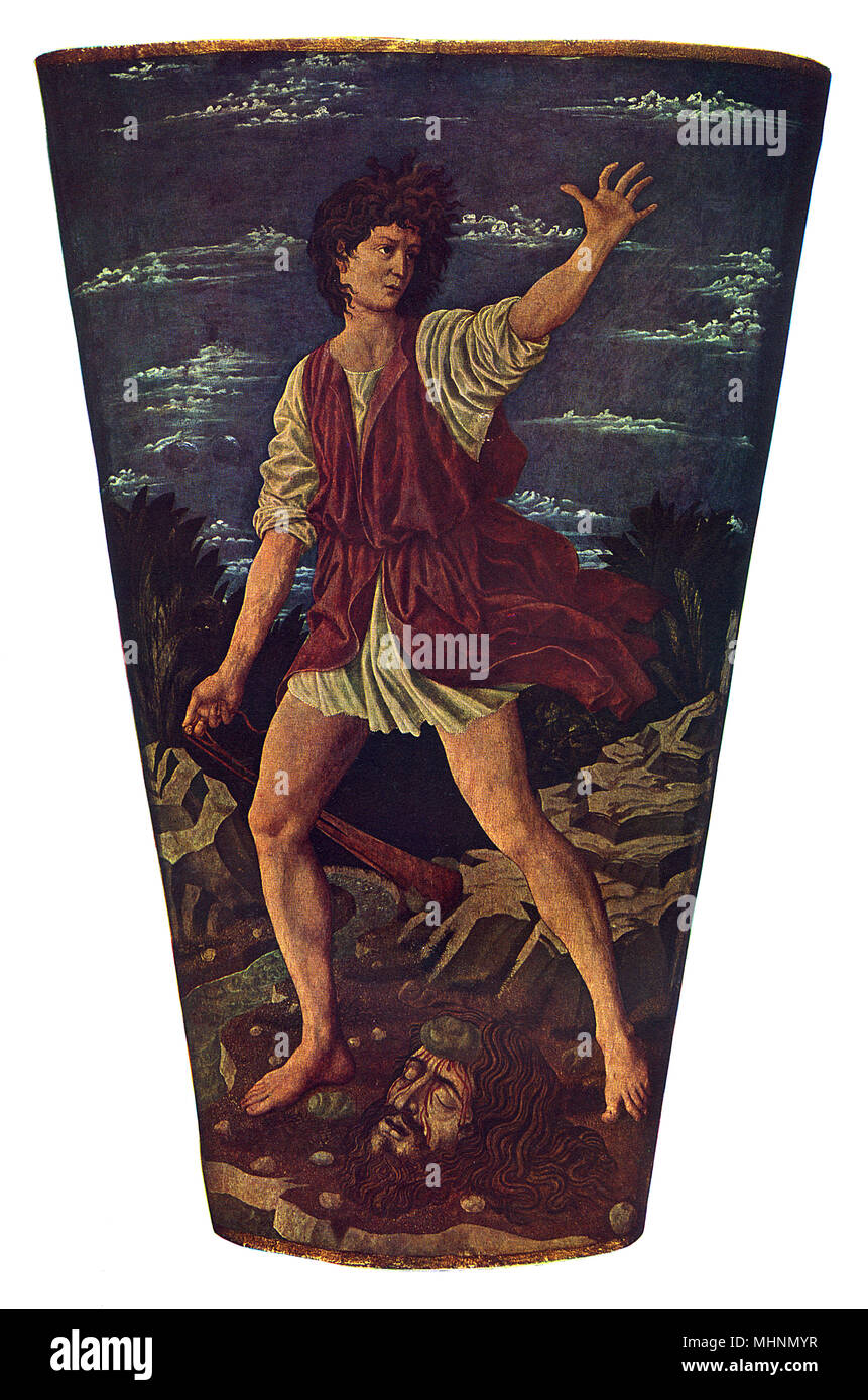 Il giovane Davide di Andrea del Castagno Foto Stock