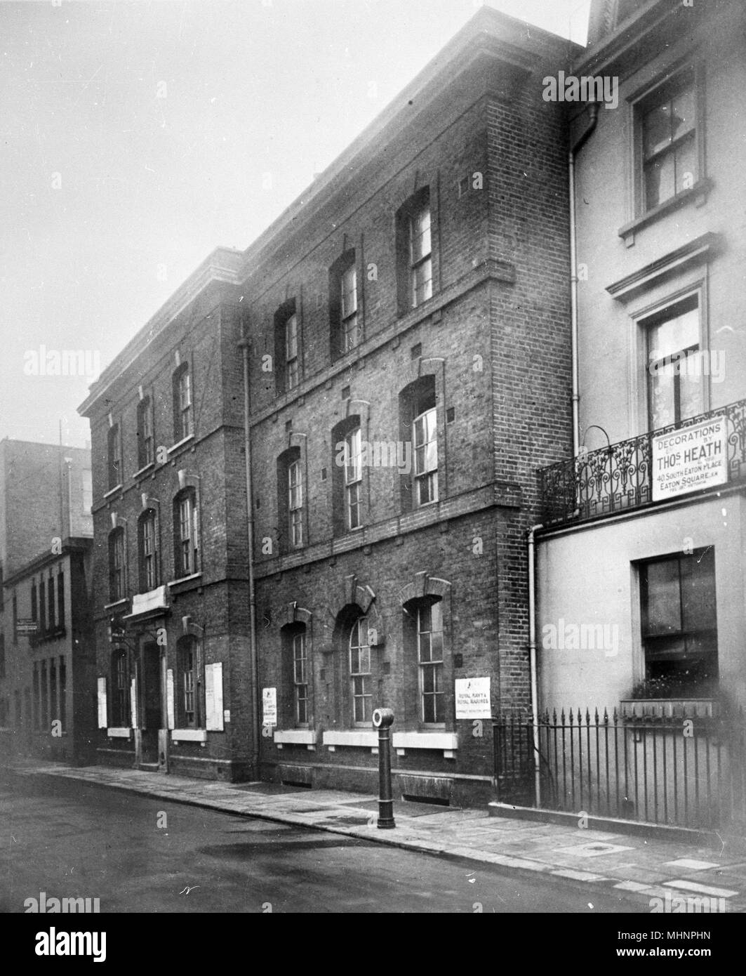 Gerald Road stazione di polizia, Londra Centrale Data: circa 1910 Foto Stock