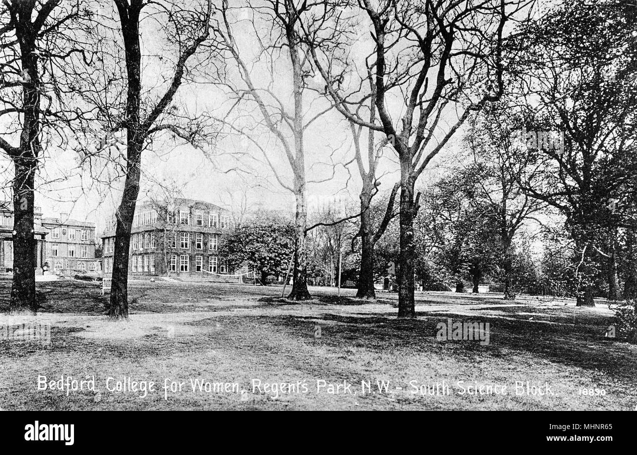 Bedford College for Women, Regents Park, Londra Foto Stock