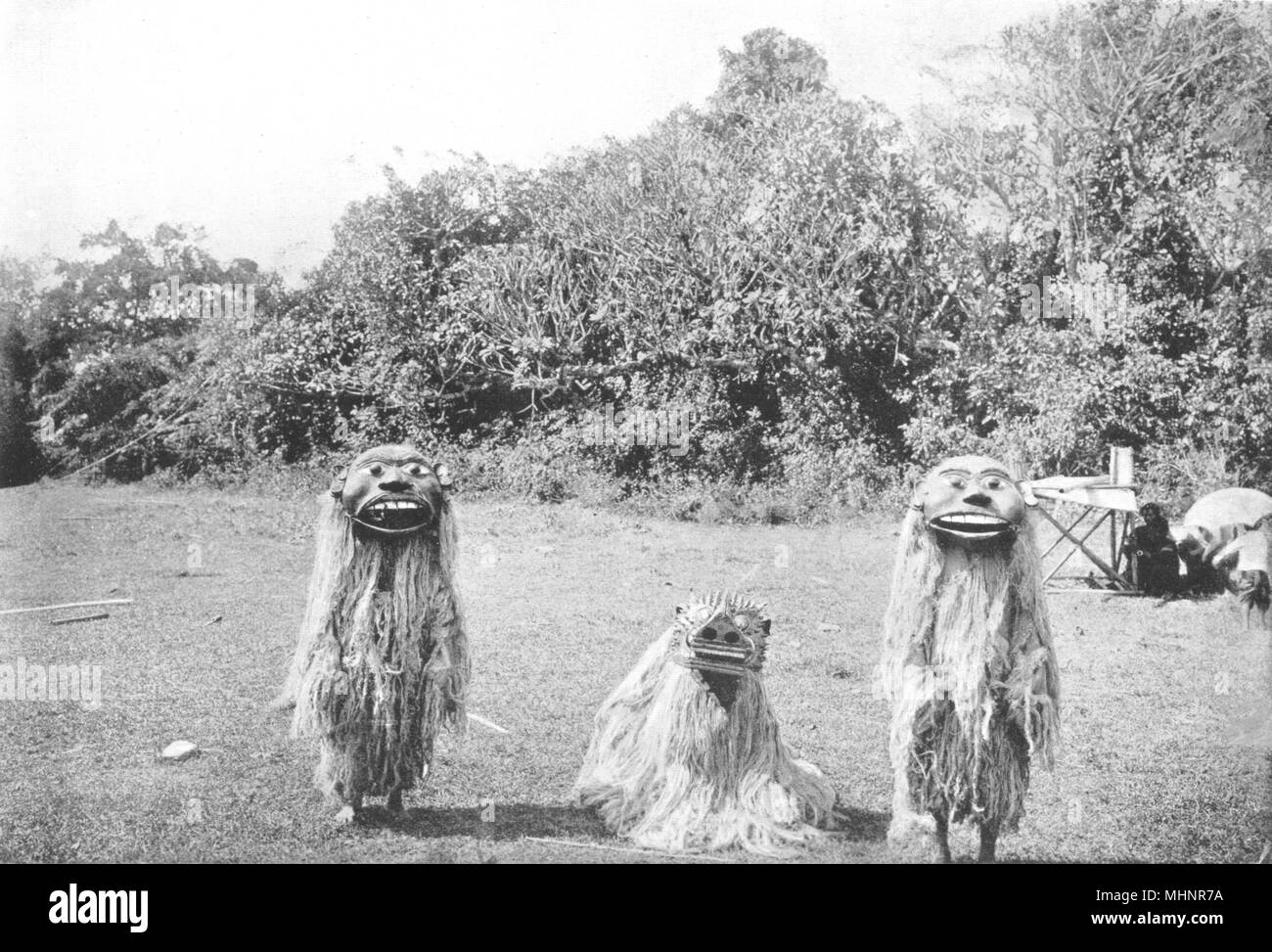 LAOS. Indo-China francese. Festival della fine del calendario-Luang-prabang; 1900 Foto Stock