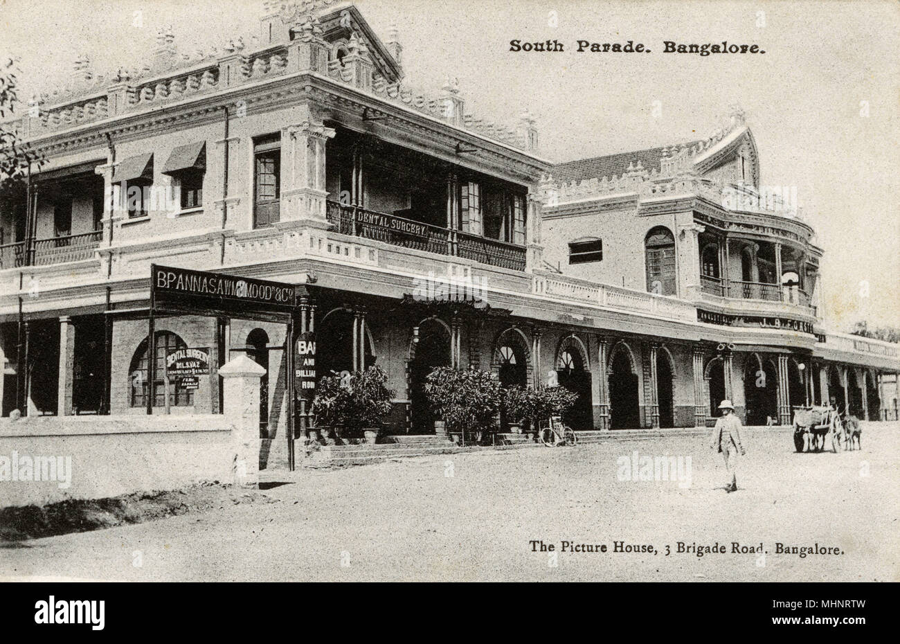 South Parade, Bangalore, India. Data: circa 1908 Foto Stock