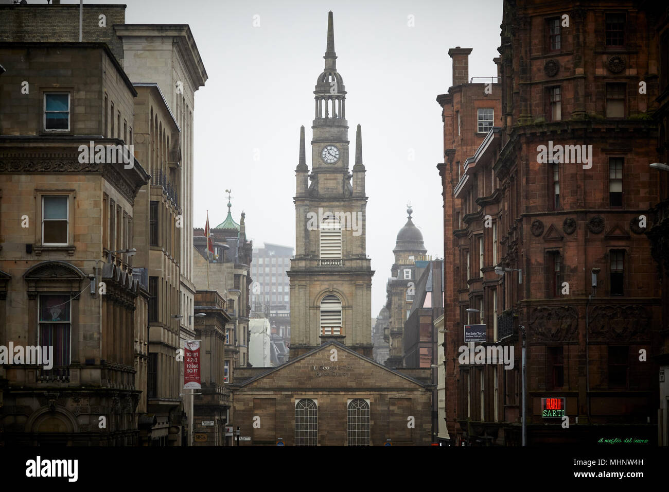 Glasgow in Scozia, St George's Tron, Chiesa di Scozia Foto Stock