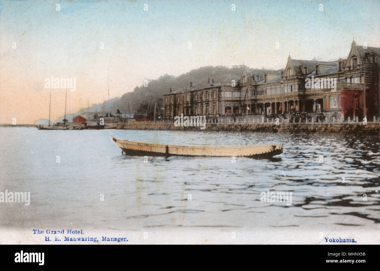Grand Hotel dall'acqua, Yokohama, Giappone Foto Stock