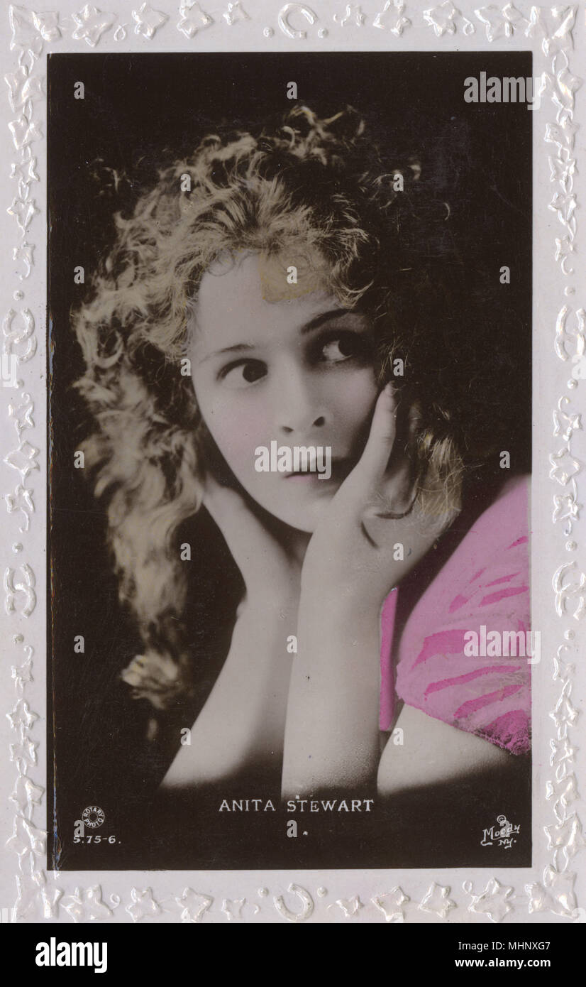 Anita Stewart, attrice e produttore cinematografico americano Foto Stock