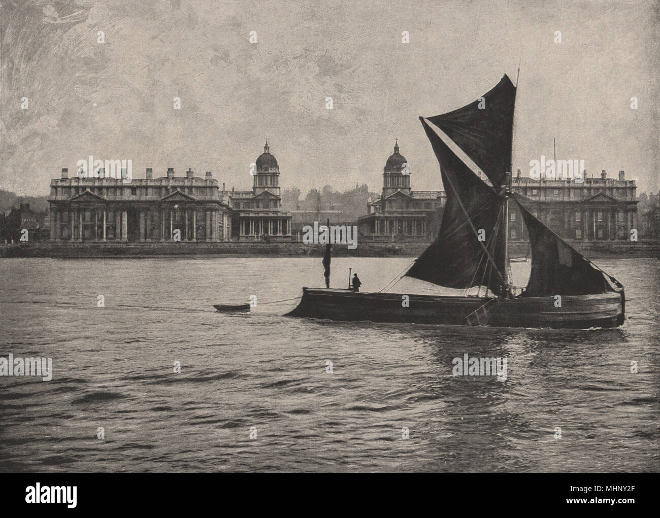 Ospedale di Greenwich. Londra. Medical 1896 antica vintage delle immagini di stampa Foto Stock
