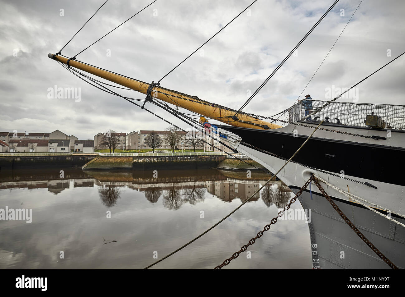 Glasgow in Scozia, Tall Ship del fiume Clyde Foto Stock