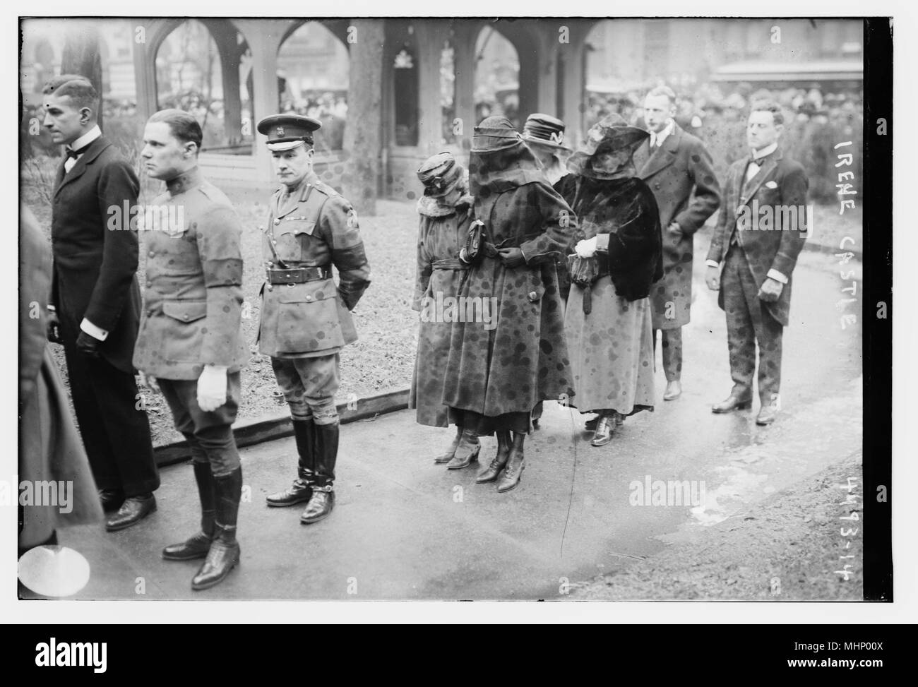 Il funerale della ballerina Vernon Castello Foto Stock