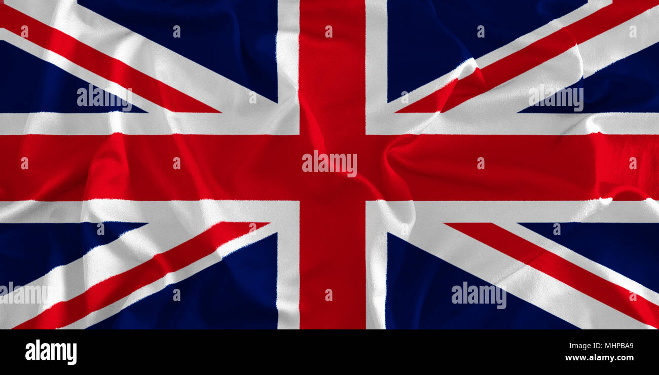 Union Jack, Regno Unito bandiera sfondo Foto Stock