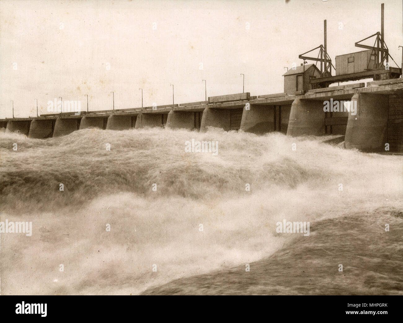 Cascate e diga di Chaudiere, Ottawa, Ontario, Canada Foto Stock