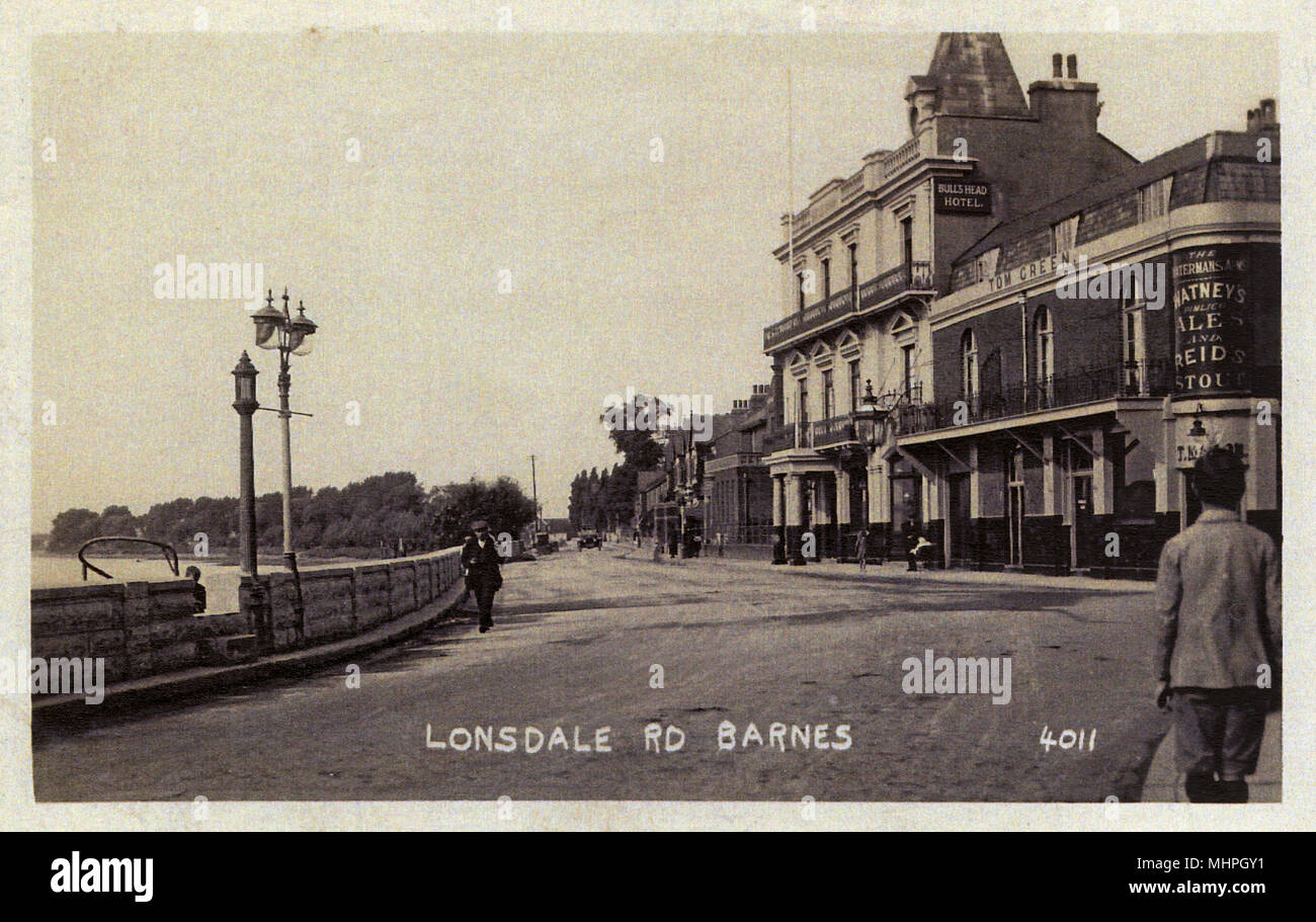 Lonsdale Road, Barnes, sud-ovest di Londra Foto Stock