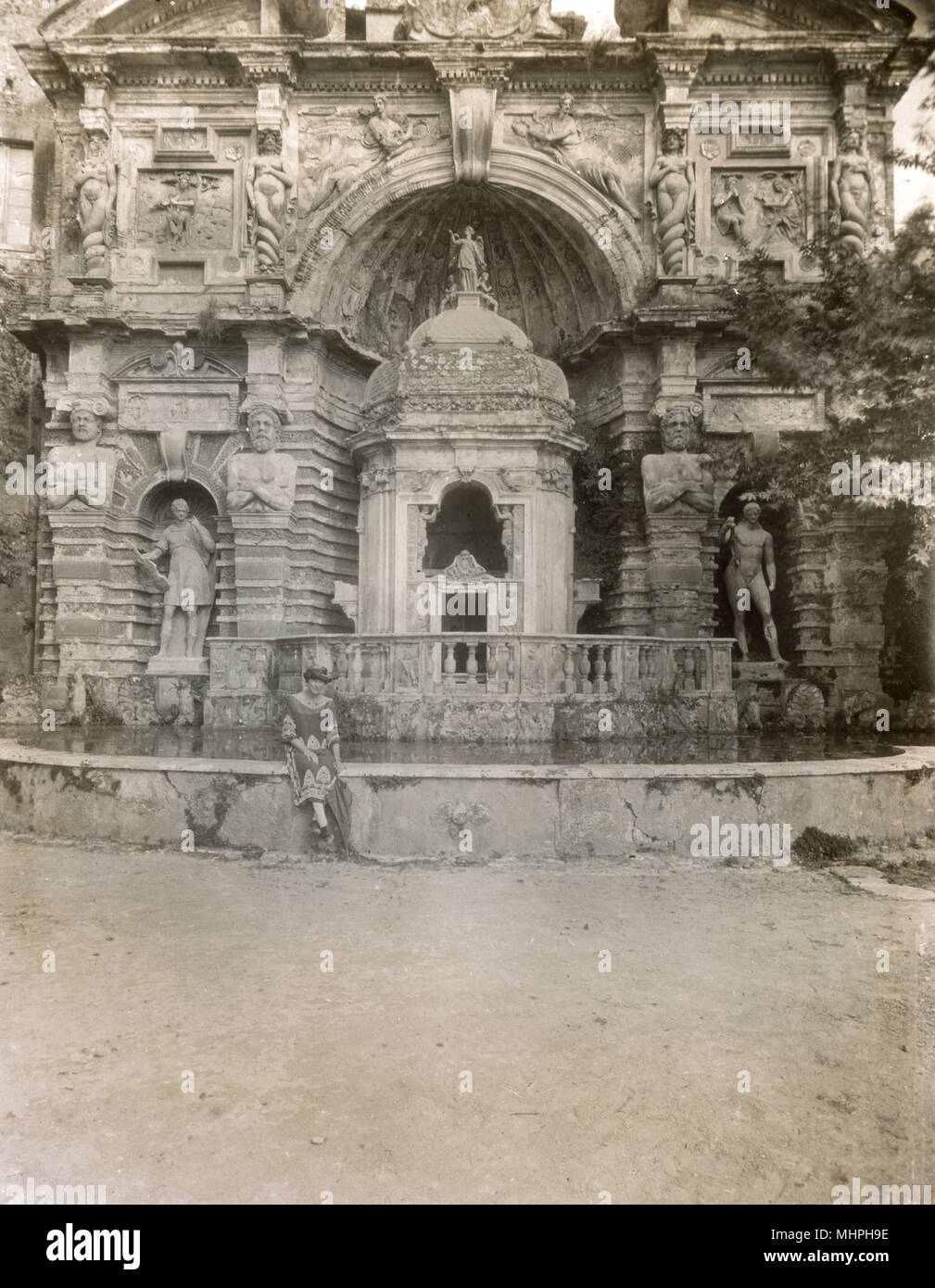 Fontana dell'organo a Villa d'Este, Tivoli, Roma, Italia Foto Stock