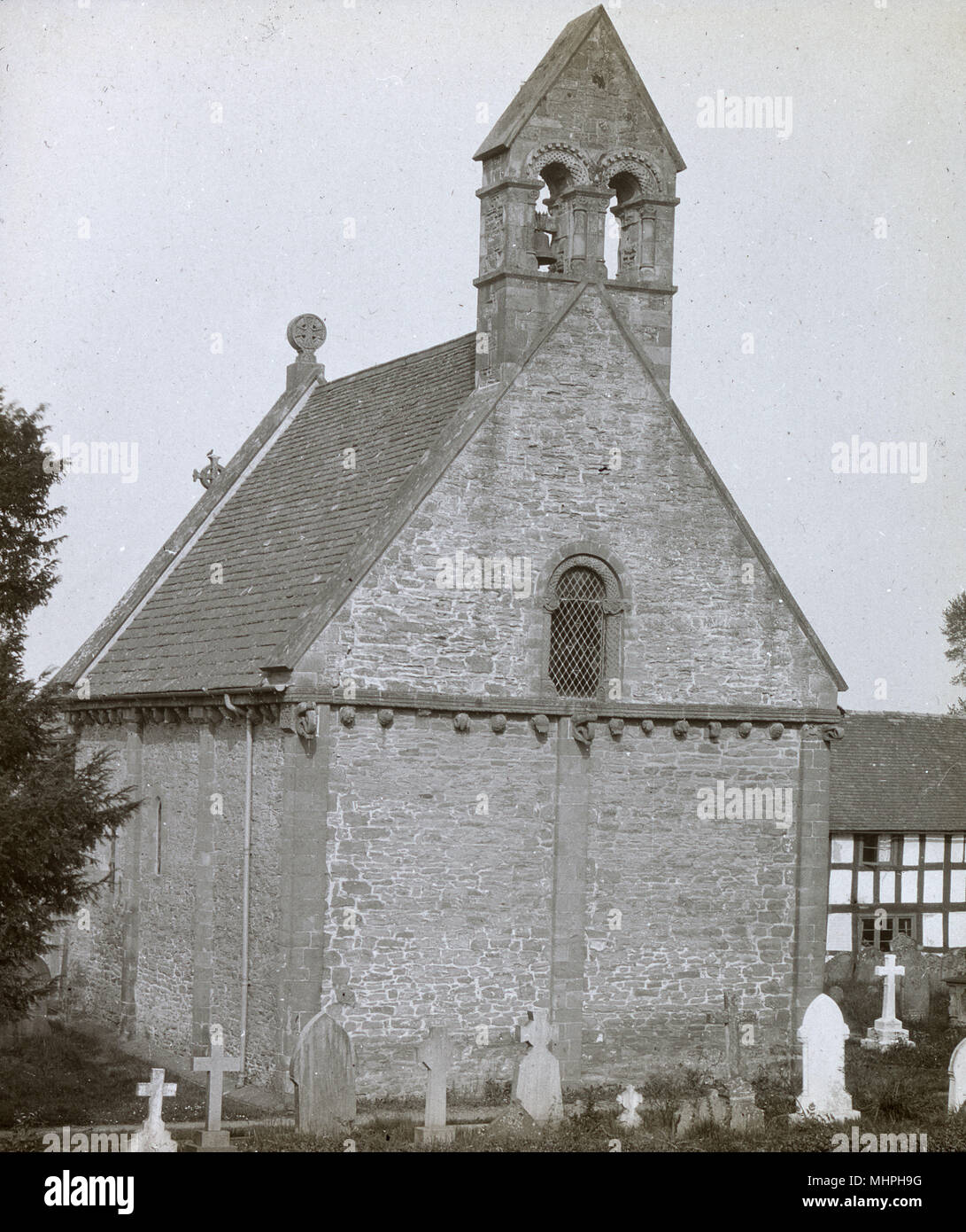 Chiesa di St Mary e St David, Kilpeck, Herefordshire Foto Stock
